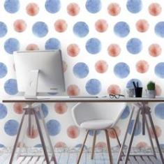 Imagem de Papel De Parede Adesivo Rolo 0,58x3,00m Bolas