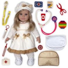 Imagem de Boneca Baby Realista Reborn Membros Em Silicone Grande Lol - Cegonha R