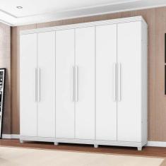 Imagem de Guarda Roupa Casal 6 Portas 4 Gavetas Amsterdã - Lanza