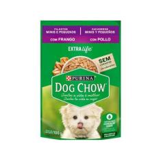 Imagem de Ração Úmida Para Cachorro Filhote Sachê Dog Chow - Extralife Frango 10