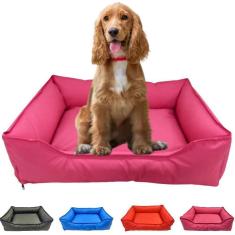 Imagem de Cama Para Pet Retangular Impermeável M Lavável Com Zíper
