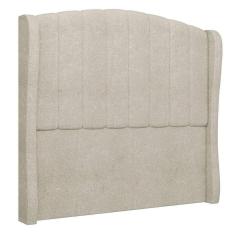 Imagem de Cabeceira Casal Cama Box 140cm Glenda I02 Bouclê Bege Mpozenato