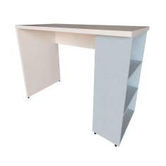 Imagem de Escrivaninha Corp Branca E Cinza 90 Cm