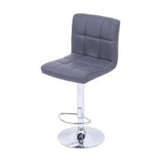 Imagem de Banqueta Giratória Confort- Cinza Cromada
