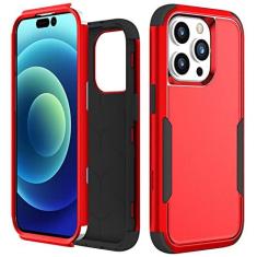Imagem de Capa de telefone de armadura híbrida à prova de choque para iphone 14 13 12 pro 11 xr xs max para iphone 11 pro max 14pro pc rígido tpu 2 em 1 capa traseira, t5, para iphone 13