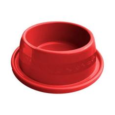 Imagem de Comedouro Plástico Anti Formiga 350Ml Vermelho Furacão Pet Para Cães
