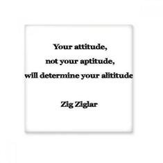 Imagem de Adesivo brilhante de ejo de cerâmica inspirador Your Attitude Not Aptitude Determine