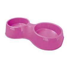 Imagem de Comedouro Pop Duplo Rosa 1100 ml