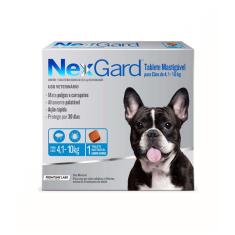Imagem de Antipulgas e Carrapatos Nexgard Merial para Cães de 4,1 a 10Kg - 1 Tablete