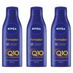 Imagem de Nivea Body Q10 + Vitamina C Loção Hidratante Firmador 200ml (kit C/03)
