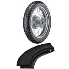 Imagem de Kit Pneu + Camara 125 Bross 150 Bross 110/90-17 60p Tr300 Vipal