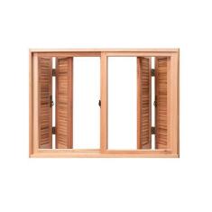 Imagem de Janela de Madeira Pantográfica 100x120cm Lisa Pop Requadro Esel