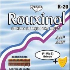 Imagem de Encordoamento Para Violão Aço Com Bolinha Rouxinol R-20