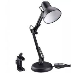 Imagem de Luminaria Mesa  Abajur Articulável Base Garra AA2