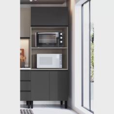 Imagem de Paneleiro Torre Quente 3 Portas 2 Nichos para Forno