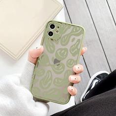 Imagem de Capas de telefone com rosto sorridente engraçado para iphone 11 12 13 pro max 6s 7 8 plus se2020 x xs max xr capa traseira dura fosca, matcha smiley 7, para iphone x