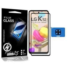 Imagem de Pelicula Camera + Pelicula Full 3D Lg K52 K420bmw 6.6 - Cell In Power2