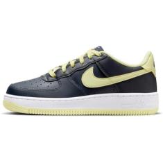 Imagem de Nike Tênis infantil Air Force 1 (CT3839-109, branco/obsidiana escura/rosa intenso), Obsidiana escura/branco/verde luminoso, 17