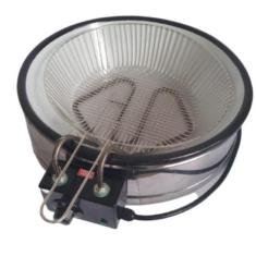Imagem de Fritadeira Elétrica Redonda 7 Litros Inox 127V Chalotte One