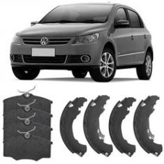 Imagem de Kit Pastilha Sapata Freio Gol G5 1.0 1.6 2008 a 2011 Frasle