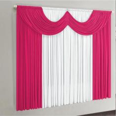 Imagem de Cortina Montreal 4 Mts Em Malha Pink