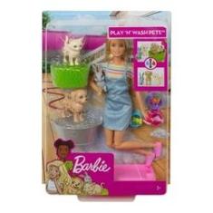 Imagem de Boneca Barbie - Barbie Banho Dos Cachorrinhos - Mattel