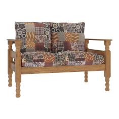 Imagem de Namoradeira 2 Lugares Madeira Maciça Liz Multimóveis Vcr7002 Colorido Colorido