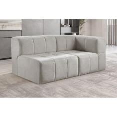 Imagem de Sofá Modular Box 2 Lugares Bouclé - Zurc Decor