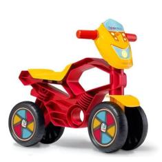 Imagem de Motoca Bicicleta De Equilíbrio Totokross 4 Rodas Cardoso Toys Vermelha