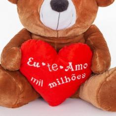 Imagem de Urso Apaixonado de Pelúcia Super Fofinho 60cm  - Pandora Baby Enxovais