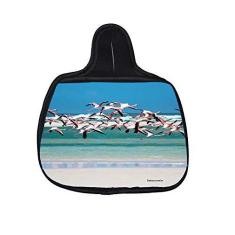 Imagem de Lixo Car, Flamingo Voando Material Neoprene 3MM 30x25CM