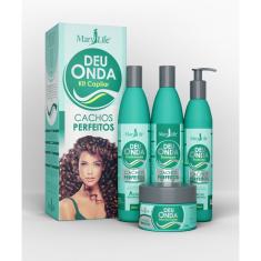 Imagem de Kit Capilar Deu Onda Cachos Perfeitos Mary Life 4 Produtos