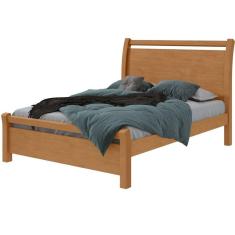 Imagem de Cama Casal Lopas Reali Com Largura De 1,38 M Amêndoa Clean