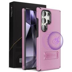 Imagem de MOTIVE Capa projetada para Samsung Galaxy S24 Ultra, camada dupla compatível com MagSafe, à prova de choque, proteção contra quedas de grau militar de 3 m, capa protetora resistente, capa s24 Ultra |