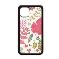 Imagem de Capa de tinta de plantas com flores pintadas para iPhone 12 Pro Max para Apple Mini Mobile Case