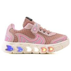 Imagem de Tenis Infantil De Led Casual Jogger Meninas Escolar Basico-Feminino