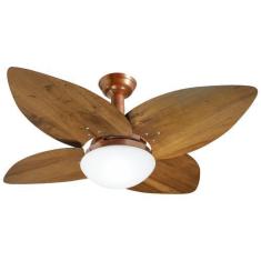 Imagem de Ventilador de Teto Jet Aspen Venti-delta Cobre 4Pás Imbuia 110 V + Con