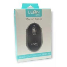 Imagem de Mouse Óptico Usb Preto Leon Gts - Leon-450