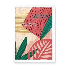 Imagem de Arte Maníacos Quadro Decorativo em Madeira Tropicalia Melância - 23x16,25cm (Moldura caixa em laca )