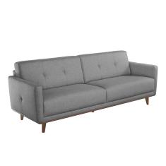 Imagem de Sofá 3 Lugares Di Cavalcanti Cinza 140 Cm