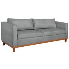 Imagem de Sofa 3 Lugares Europa 180cm Estilo Conforto e Elegancia Bouclé - Amare
