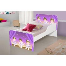 Imagem de Cama infantil bailarina c/colchao - DULLAR Móveis