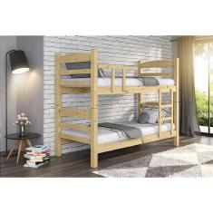 Imagem de Beliche Reta Madeira Maciça Cor Natural