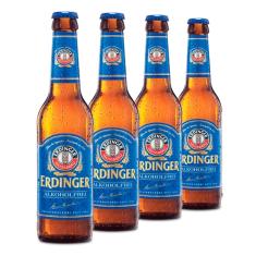 Imagem de Cerveja Erdinger Alkoholfrei Sem Álcool 330ml x 4 Unidades