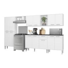 Imagem de Armário De Cozinha Compacta Multimóveis Xangai Jazz Fg3157 Branca