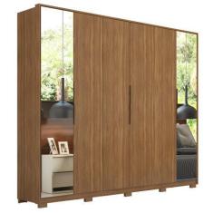 Imagem de Guarda Roupa Casal Com Pés 6 Portas 2 Com Espelhos 6 Gavetas Atrice D0