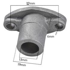 Imagem de Coletor Admissão Bicicleta Motorizada Base Larga 32mm CURTO