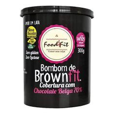 Imagem de Bombom de BrownFit Sem Glúten E Lactose Chocolate Belga Com Whey Food4Fit 300g