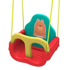 Imagem de Balanço Infantil Ursinho Até 23Kg Com Sinto De Segurança Xalingo - 093