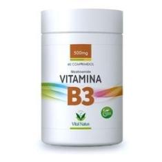 Imagem de Nicotinamida 500mg - Vitamina B3 - 180 Comprs - Vital Natus